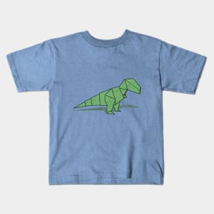 T-Rex Origami Kids T-Shirt